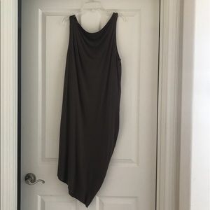 Helmut Lang Silk/Viscose Asymmetrical Dress Sz S